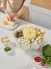 多機能回転仕切り付き お惣菜用プレート【キッチン用・水切り機能】