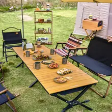 Naturehike 折りたたみテーブル キャンプ アルミ製 軽量 ポータブル アウトドア 行軍ベッド用テーブル 「Naturehike」