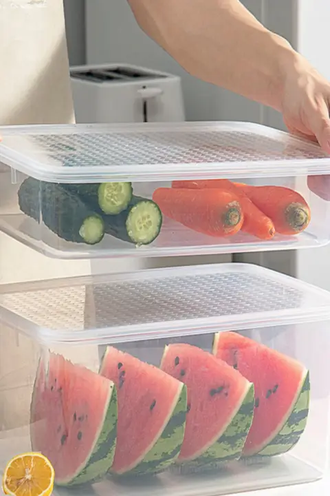 食品用冷凍保存ボックス【密閉型・電子レンジ対応・プラスチック製】