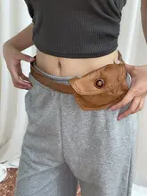 ファッション性と実用性を兼ね備えた調節可能なウエストポーチ【ミニ財布・個性的デザイン】