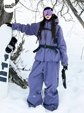 スノーボードウィンタージャケット【男女兼用・保温・圧着加工・スノーボード用パンツ】（セットア  ップ対応）