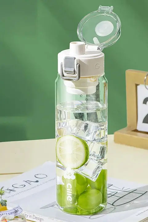 大容量プラスチックボトル【男女兼用・携帯用・運動用・学生向け】