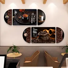 カフェ用壁掛けアート【創意デザイン・高級感・コーヒーショップ用】