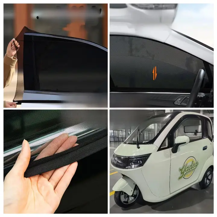 EV301用電動三輪車用 防蚊ネット【二重構造・車両用・窓・ドア用】