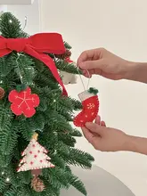 クリスマス 羊毛フェルト 小さな吊り下げ飾り DIY 材料 パーツ 手作り