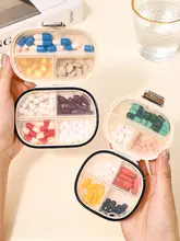 薬箱 携帯用 旅行 一週間分 収納ボックス 密閉 大容量