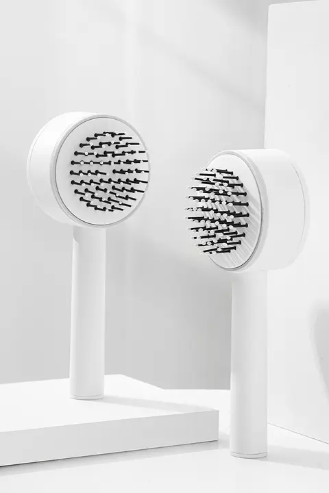 頭皮マッサージ用 エアバッグブラシ【静電気防止・くりのほう＆ストレート対応】
