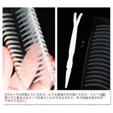 自然に仕上がる透明タイプの二重まぶたテープ【無痕・繊維製】