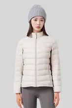 軽量立襟の白鹅绒ダウンジャケット【女性用・スリムフィット・三重防水・アウトドア用】