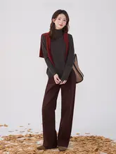 冬用 高級感のあるハイネックニットインナー【女性用・スリムフィット】