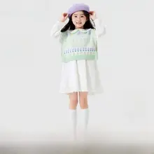 2点セット キッズ ガールズ プリンセスワンピース ベスト ノースリーブ 秋物 「Balabala」