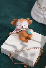 鹿の頭デザインのジュエリーディスプレイラック【ネックレス・イヤリング・リング収納用】