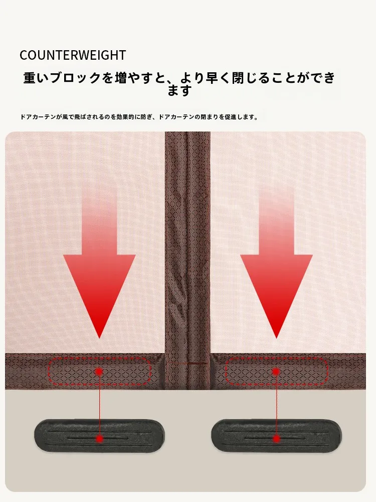防虫効果の高いペット対応マグネット入り防蚊カーテンの実際の効果と使い方