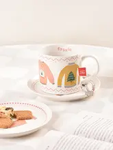 クリスマスセーターの可愛いマグカップ【インスタ風・女性向け・飲み物用】