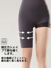 レディース 冬用 ハイウエスト ショートパンツ【赤・アイスシルク素材・ヨガ対応・フィットネス用】