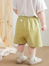 夏用 子供用ショートパンツ【薄手・コットン・カジュアル・裾開き】（セットアップ対応）