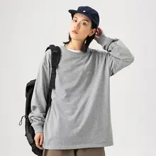 綿100%厚手長袖Tシャツ【ゆったり落ち感・アメリカンスタイル】