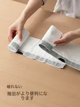 角落用 引き紐式ゴミ袋【家庭用・キッチン・持ち手付き・自動収口】