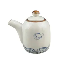 陶製調味料入れ【醤油と酢専用・家庭用・和食スタイル】
