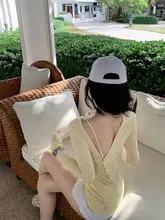 魅力的なデザイン！スリーブレス斜め肩長袖トップス【シンプルなフィット・洗練されたスタイル】