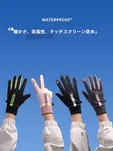防寒防風防水手袋【タッチスクリーン対応・裏起毛・冬季用・男女兼用】