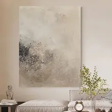 手描き油絵 壁掛けアート【ミニマリスト・抽象的デザイン・高級感あるテクスチャー】