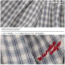 グレーのAラインフラワーボトムショートパンツ【女性用・夏用・チェック柄・極上の柔らかさ】（セットアップ対応）