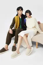 防臭コットンルームシューズ【秋冬用・フランネル・男女兼用・滑り止め付き】