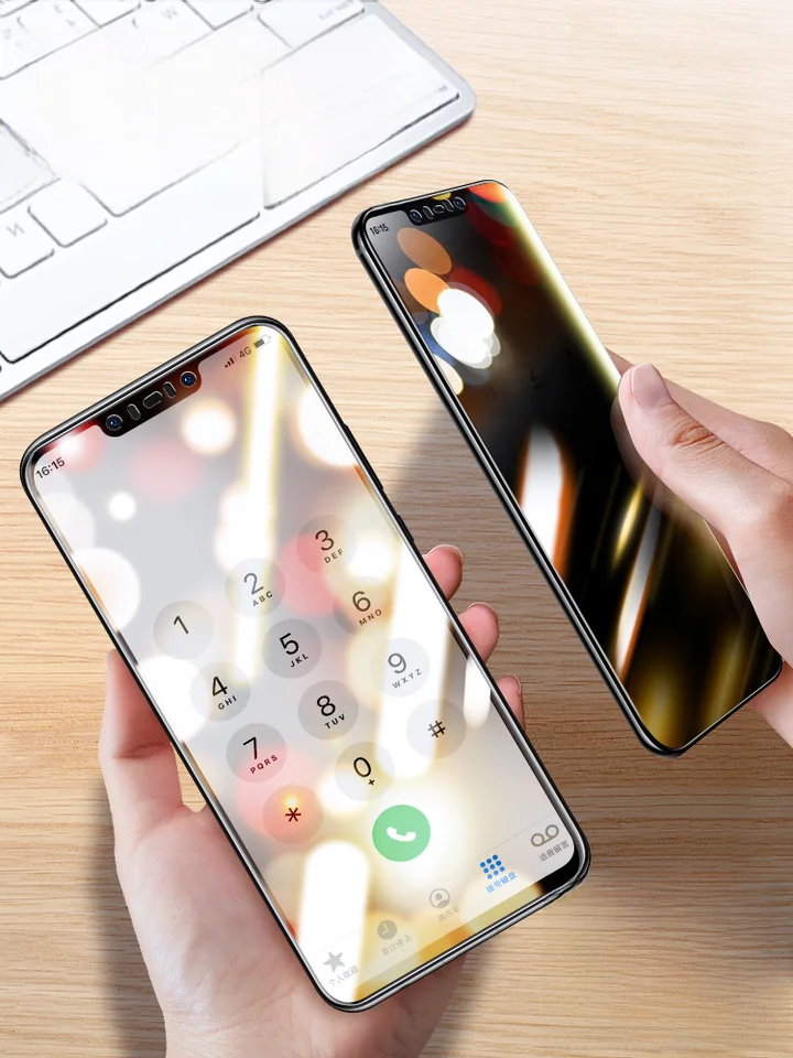 COMIC HORSE 全画面対応 強化ガラス 保護フィルム【プライバシー保護・ブルーライトカット・曲面デザイン】