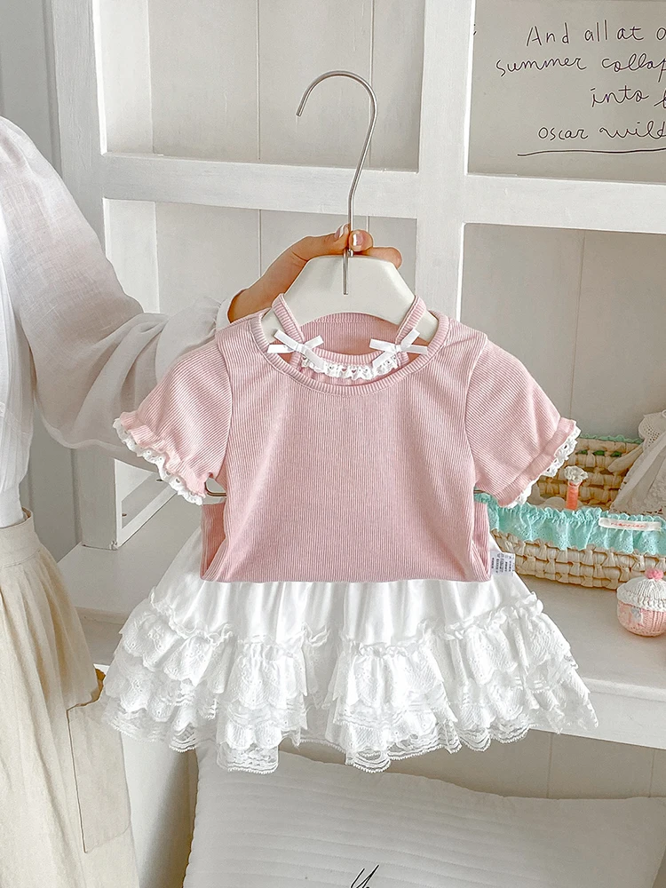 130センチの女の子に合う服は？夏用の蝶結びトップスと花柄スカートセットがベストな理由