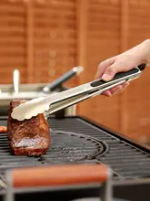 fireplus ステンレス製 バーベキュークリンチングトング【アウトドア・家庭用・長尺タイプ】