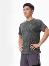 LINING ランニング用 メンズ半袖Tシャツ【速乾・涼感・スポーツウェア】