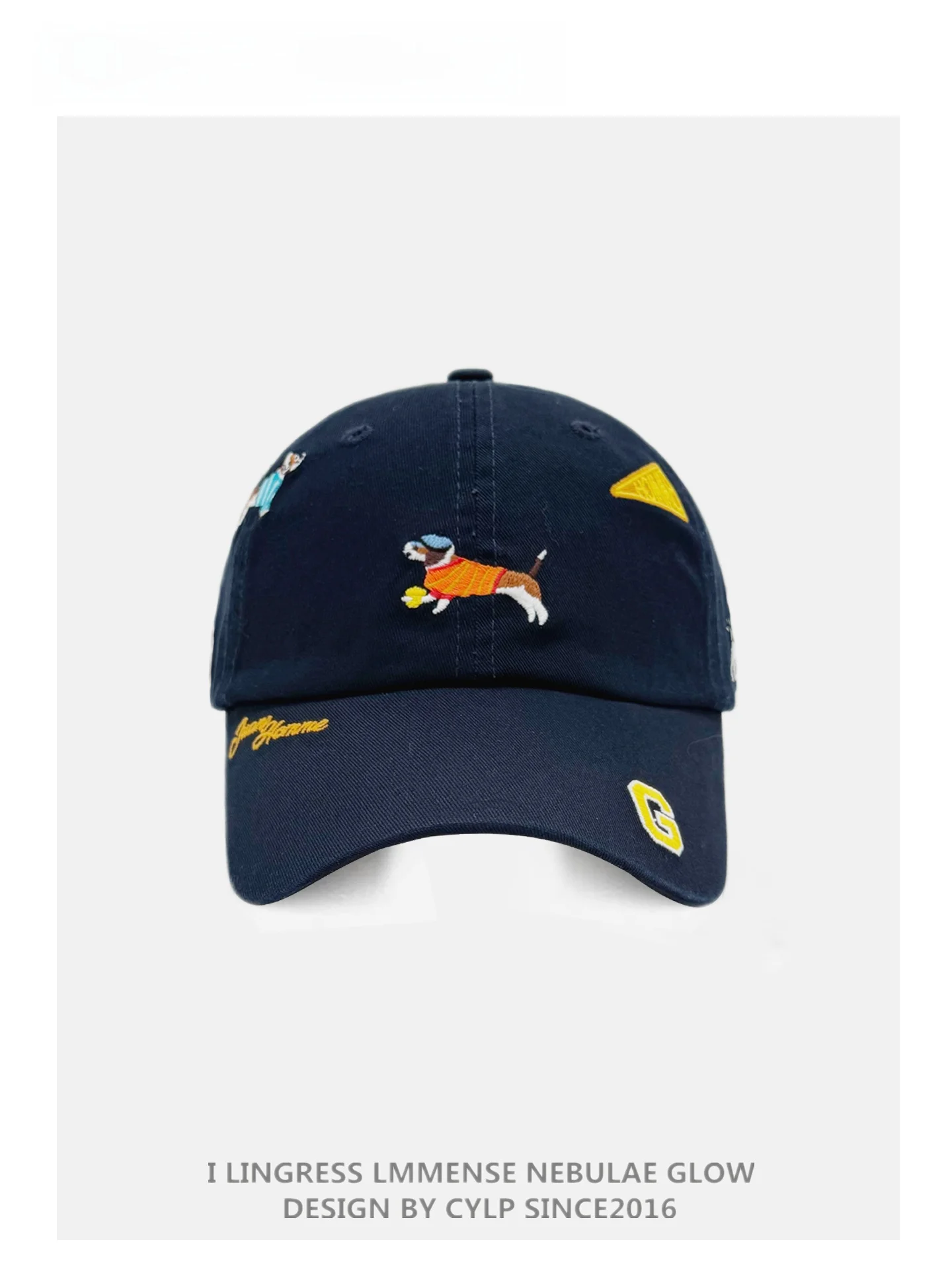 running cap を選ぶべきタイミングは？アメリカンレトロ風の犬刺繍棒球帽が夏のスタイルを救う理由