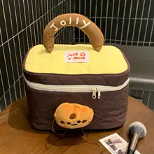 大容量 化粧品収納ポーチ【女性用・携帯旅行用・洗面用】