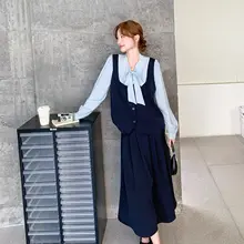 大人可愛いフレンチスタイルのフェイク2WAYシャツ【カジュアル・ハーフスリーブ・スリム効果】（セットアップ対応）