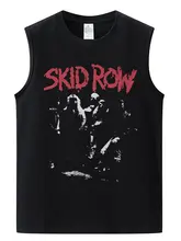 ロック風プリントキャミソールTシャツ【カジュアル・コットン】