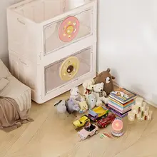 高容量折りたたみおもちゃ収納ボックス【リビング用・子供向け・整理整頓】