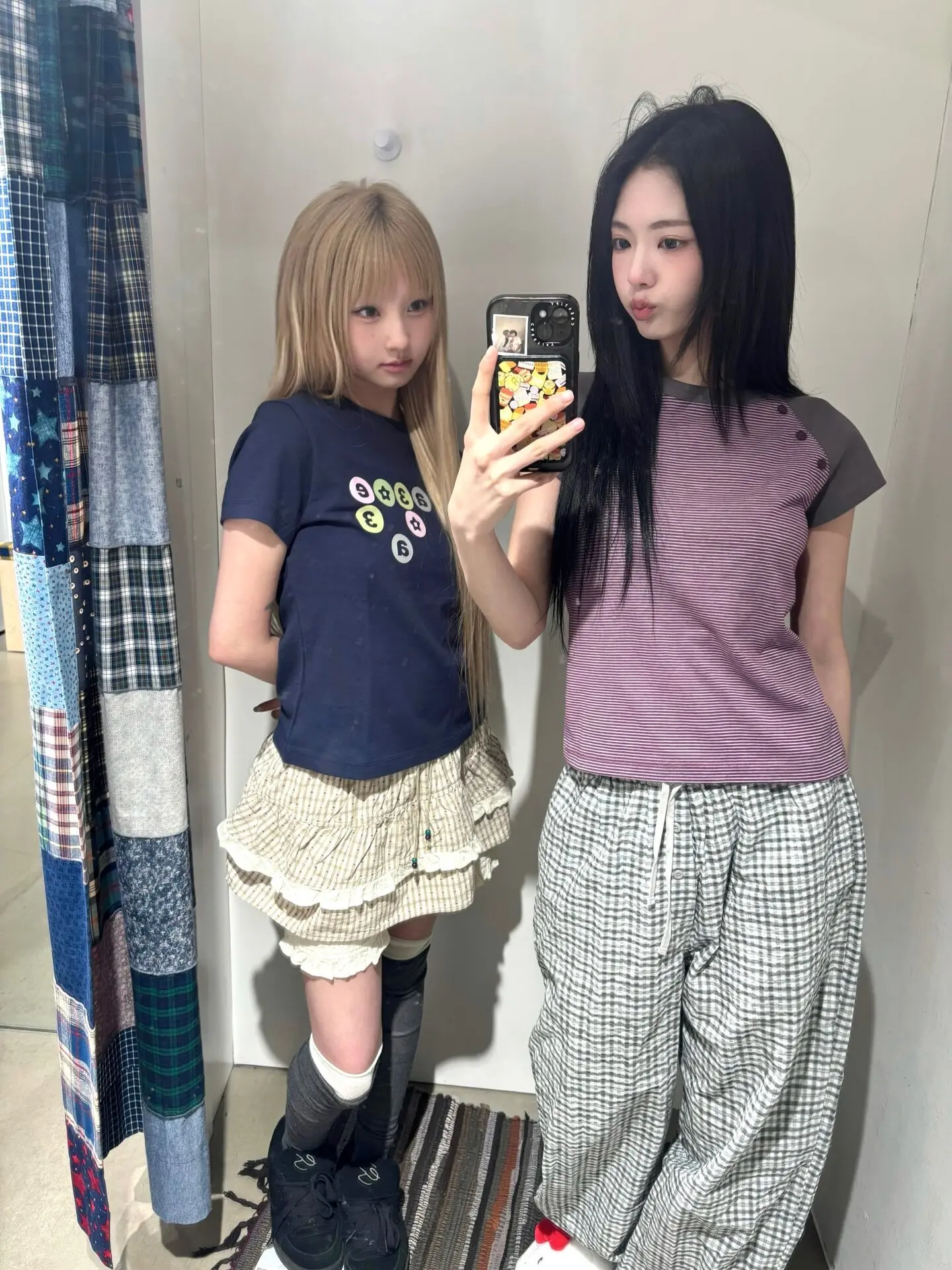 韓国ファッションの「かわいい」って、日本とどう違うの？夏にぴったりなフラワーチェックスカートパンツで答えをみつけよう
