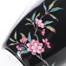 手描きの玉蘭花デザインマグカップ【陶器製・家庭用・茶器】