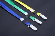 1.0cmプラスチックフック付きIDカードホルダー吊り紐【学生用・イベント用・社員証対応】