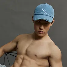 OMGスポーツ ヴィンテージ風キャップ【男女兼用・デニムスタイル・夏用】