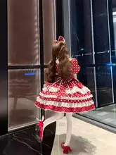 草莓デザインのロリータケーキドレス【古典的な二次元スタイル】（セットアップ対応）