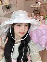 薄手の花柄フィッシャーハット【女子用・登山・日除け】