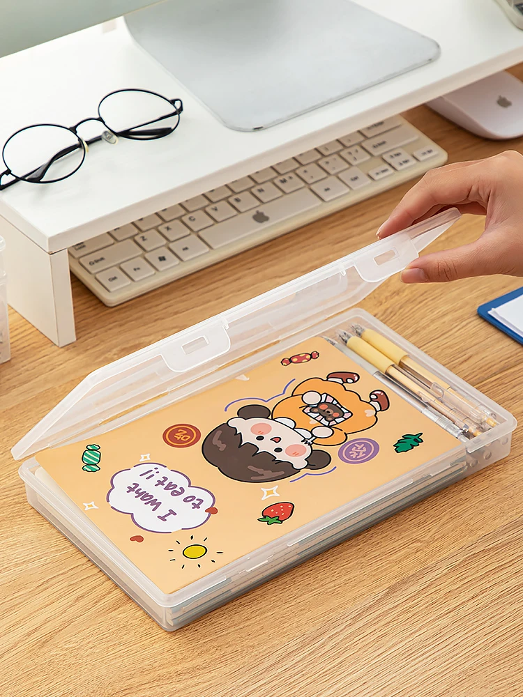 小学校書類整理用大容量透明収納ボックス：MRUN JY20251003の実用性と収納効率解析