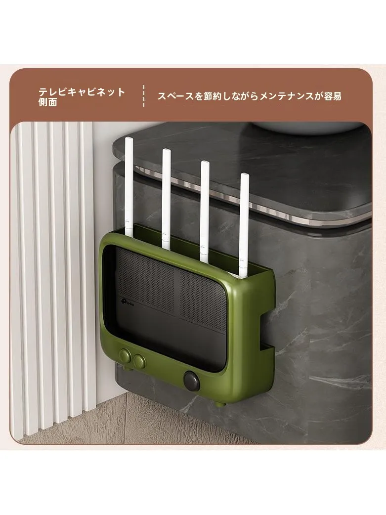 テレビ横に置くだけで生活が変わる？壁掛けルーター収納ボックスの選び方と実際の使い方