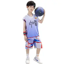 子供用バスケットボールユニフォームセット【夏用・速乾・薄手・レイカーズ・コービー24番】