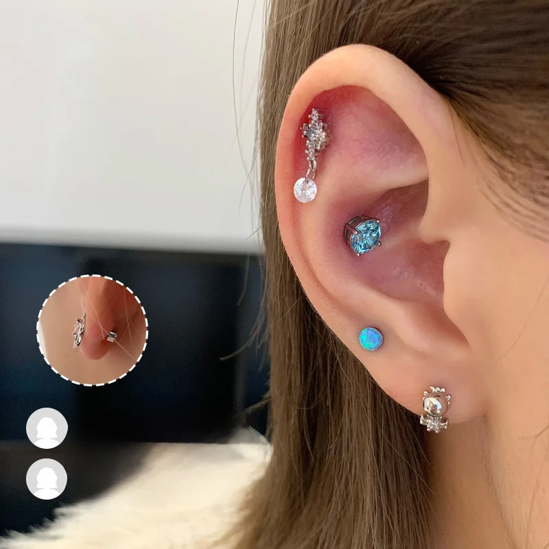 カーブピアスのデザインと素材：RINGRING チタン製U型ピアスの実用性と選定基準