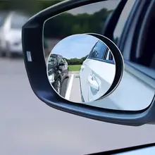 UGREEN 車用バックミラー用小型円形ミラー【死角補助・広角・防水・曇り防止】