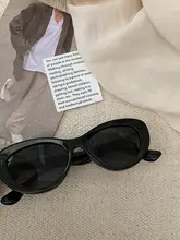 エレガントなデザインのオーバル型キャットアイサングラス【紫外線カット・女性用】