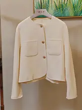 ウール混双面ノーカラーコート【レディース・長袖・ボタンなし・秋冬用】